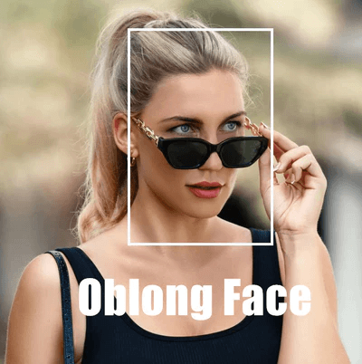 oblong face